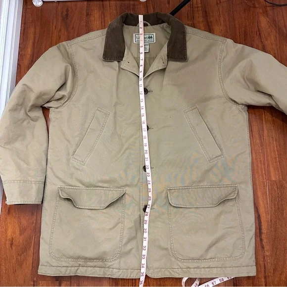 LL Bean Vintage Chore Coat Size XL - Picture 10 of 11